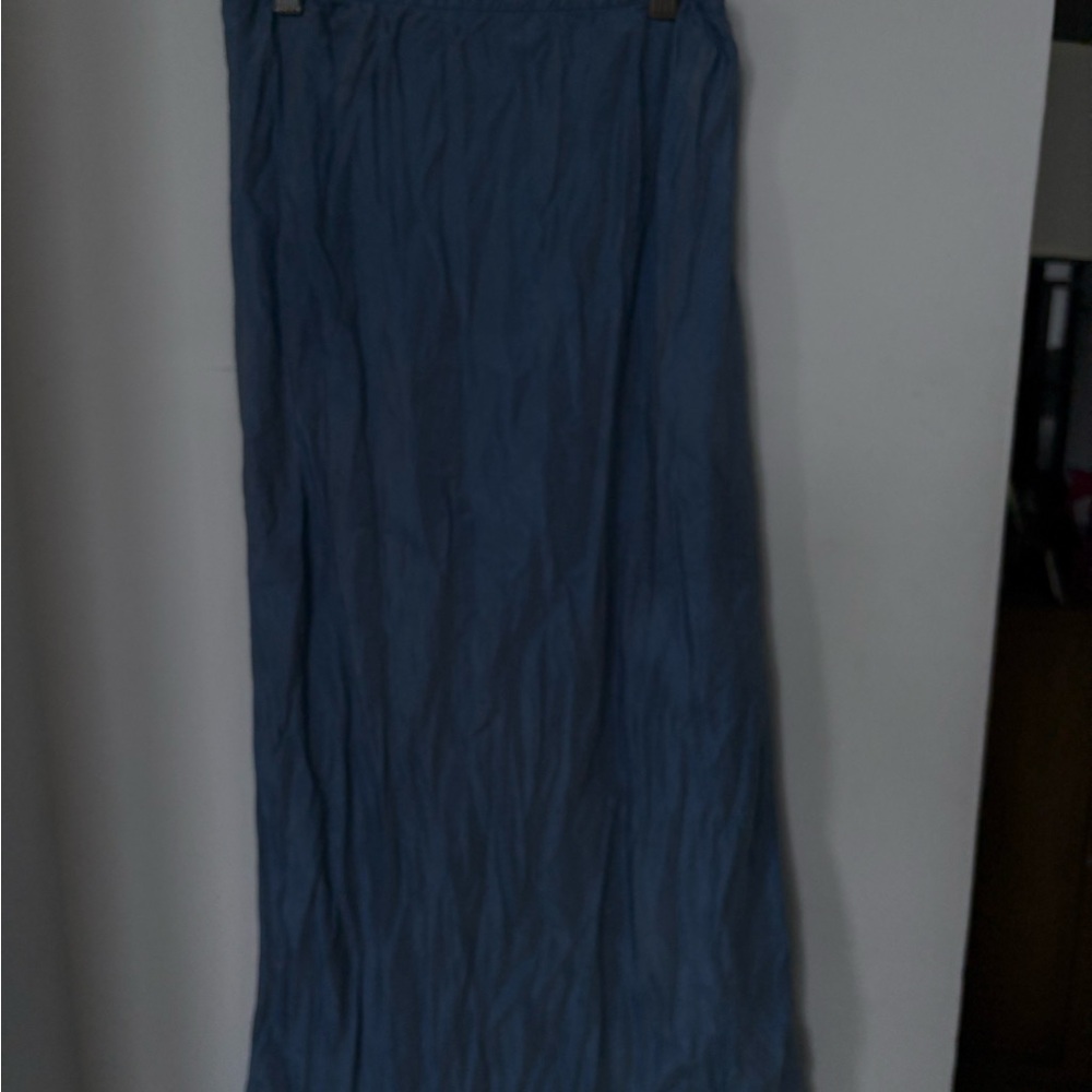 DOSA blue silk skirt